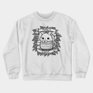 Bunny in a Cup Crewneck Sweatshirt